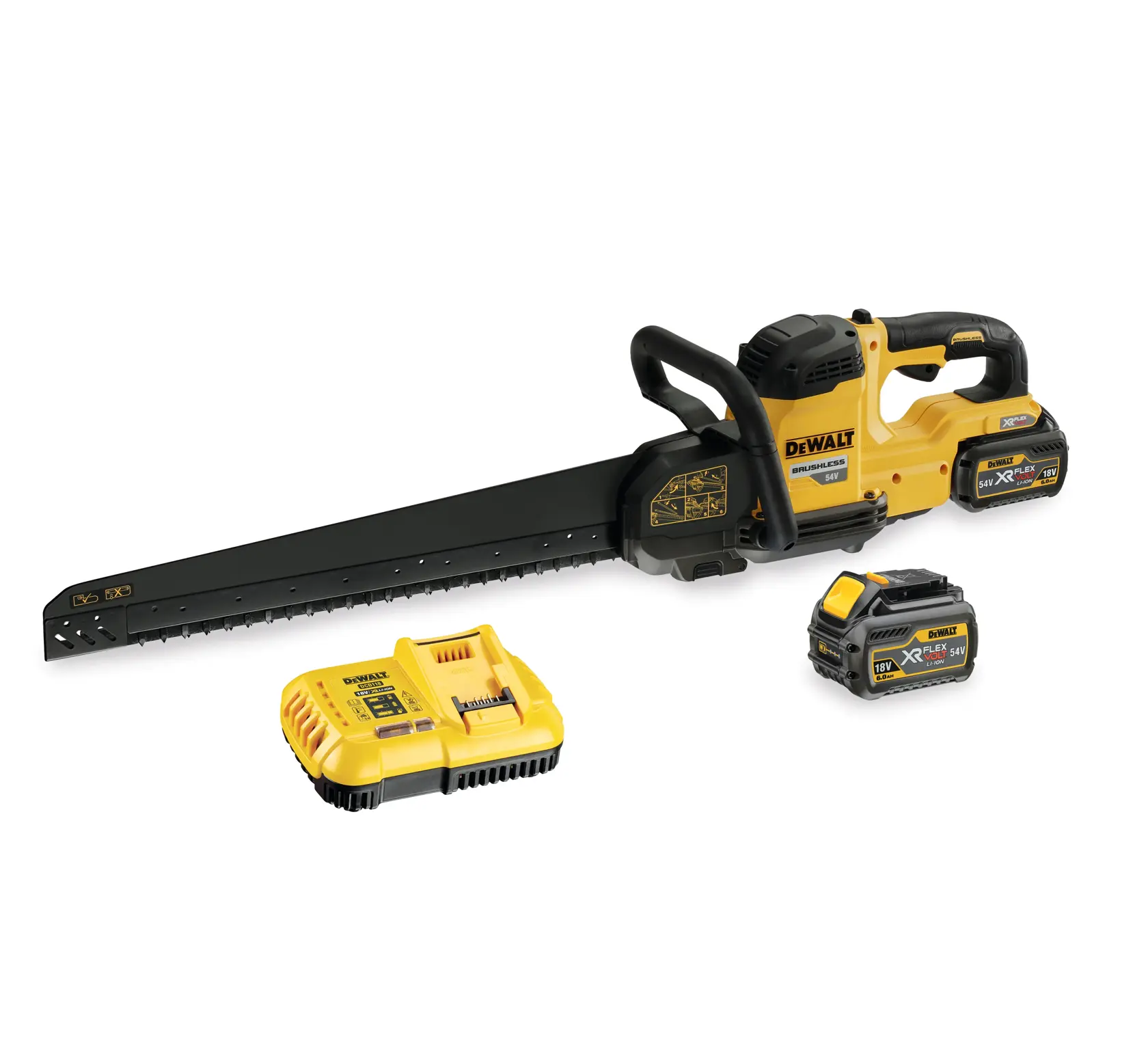 54V XR FLEXVOLT® Alligator Saw (430 mm) (2 X 6 Ah)