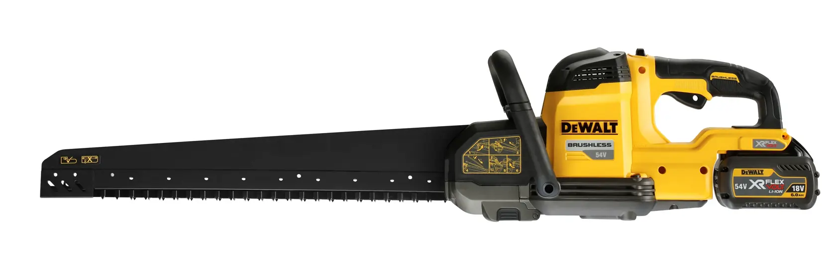 54V XR FLEXVOLT® Alligator Saw (430 mm) (2 X 6 Ah)