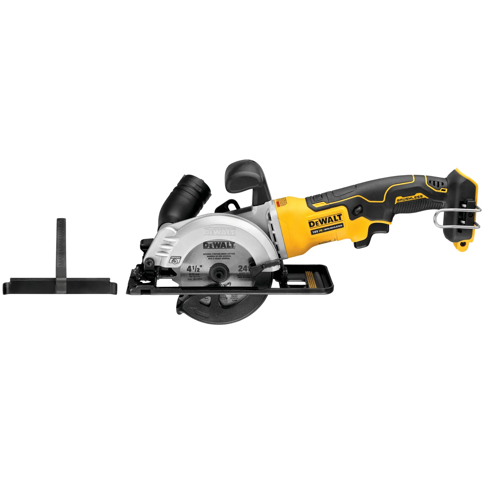18V XR® Brushless 115 mm Compact Circular Saw - Tool Only