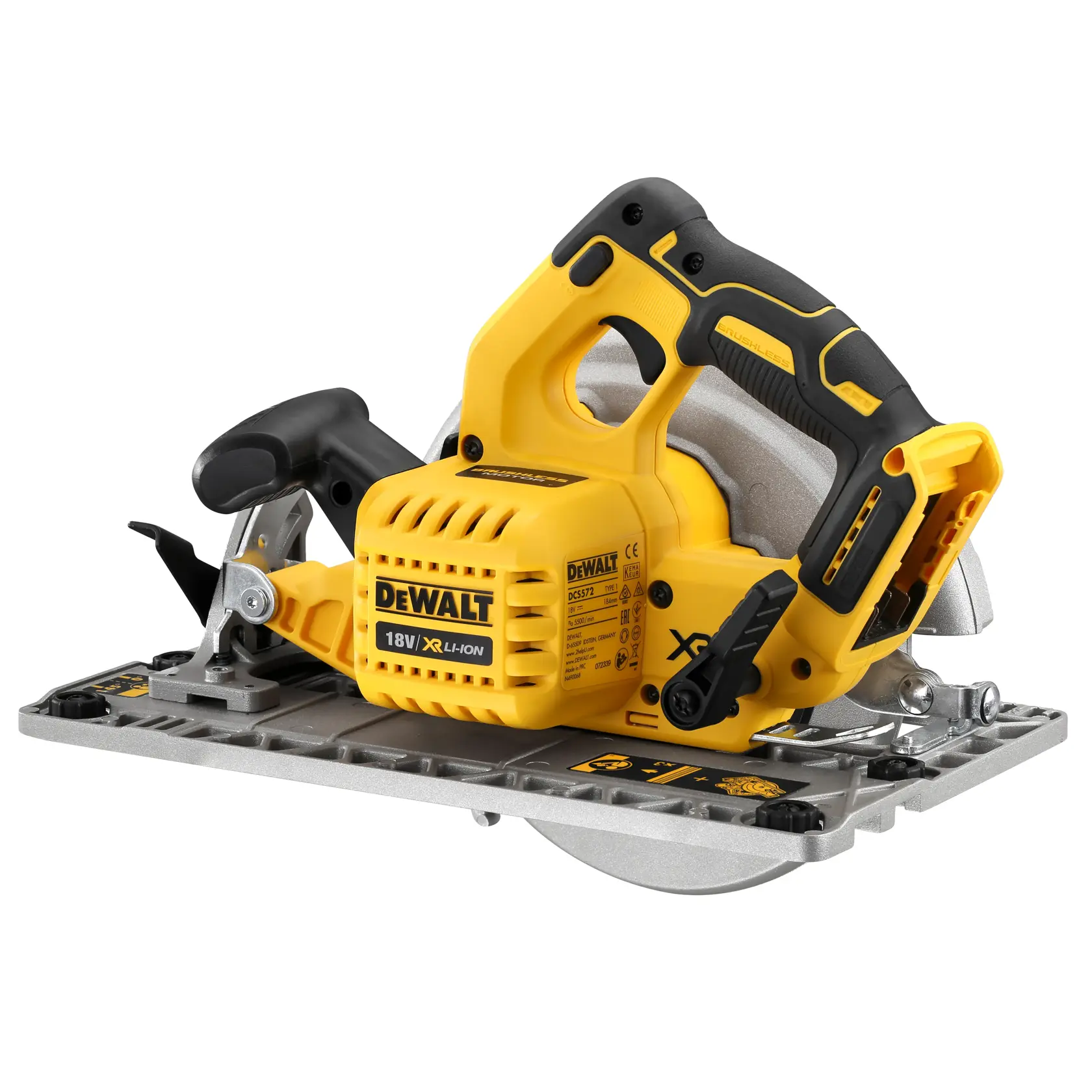 18V XR® Brushless 184 mm Rail Compatible Circular Saw (Tool Only)