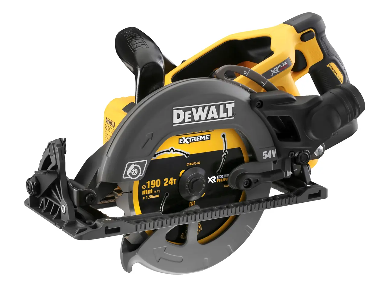 54V XR FLEXVOLT 190 mm High Torque Circular Saw (Tool Only)