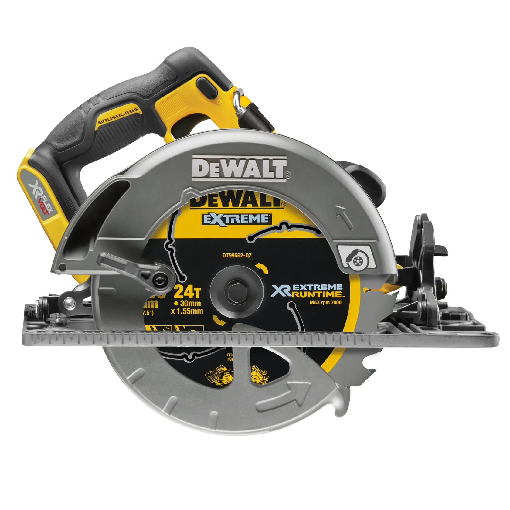 54v XR® Flexvolt 190 Mm Rail Compatible Circular Saw - (Tool Only)