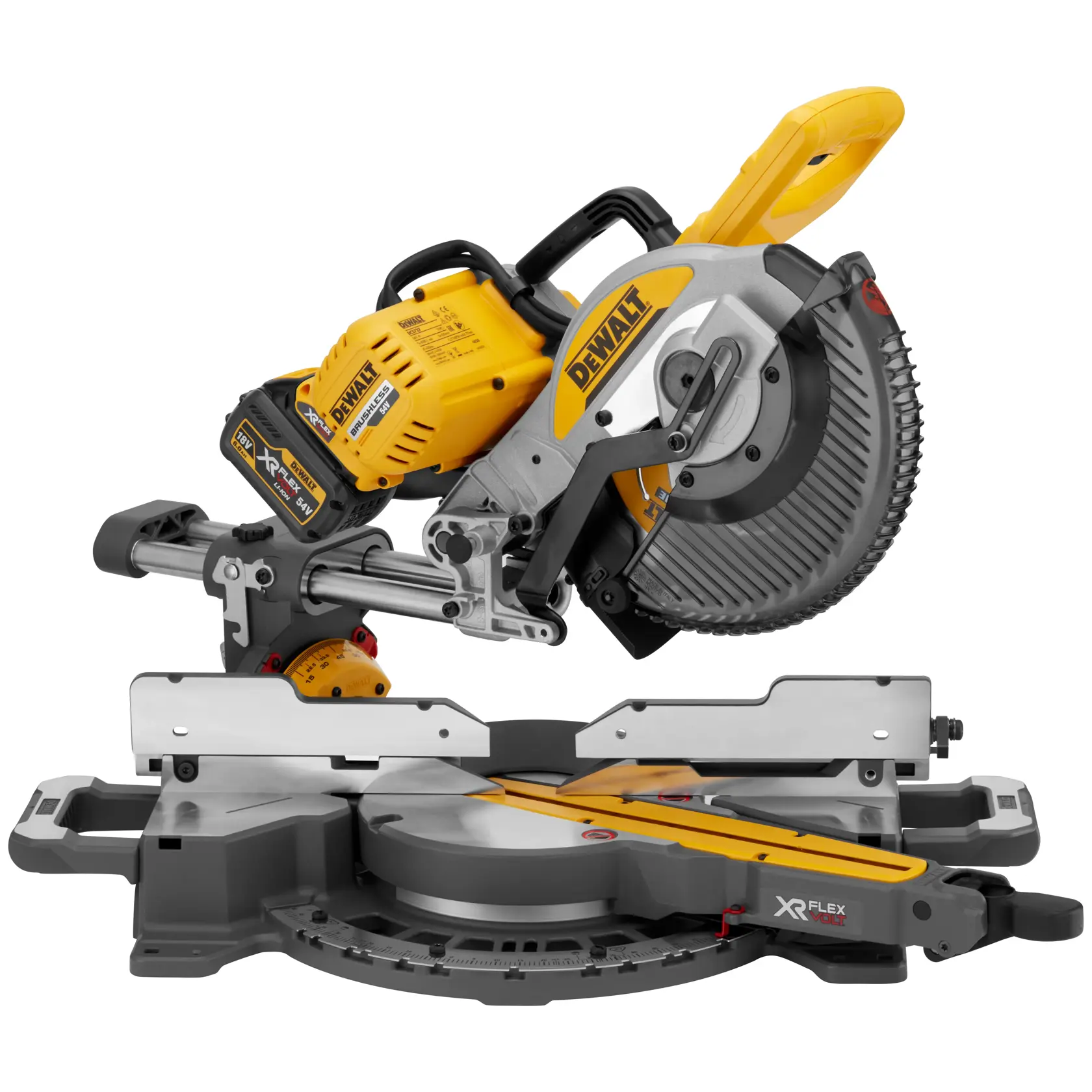 54V XR FLEXVOLT® 250mm Mitre Saw - 2 x 6Ah