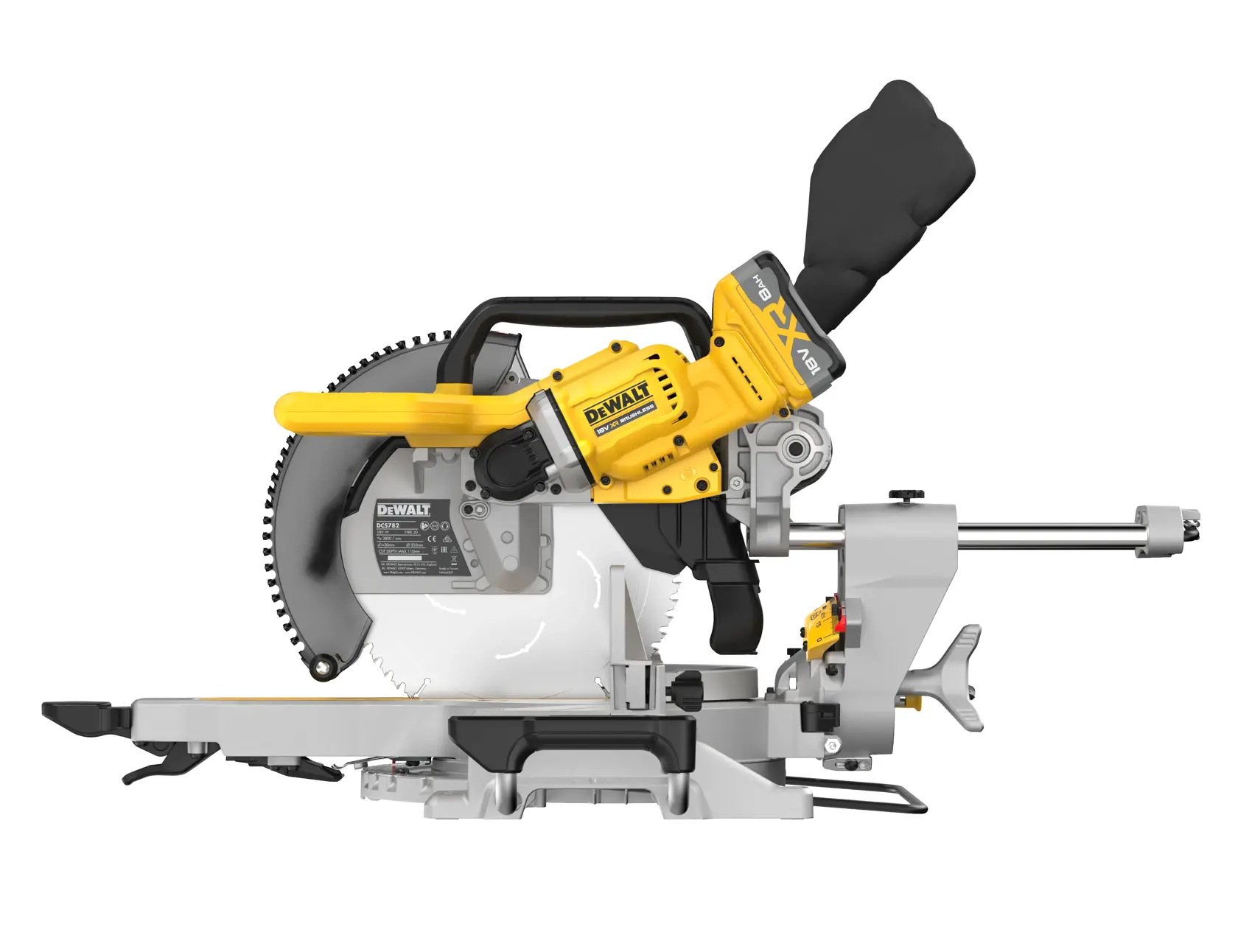 18V XR® 305mm Mitre Saw - 2 X 8Ah