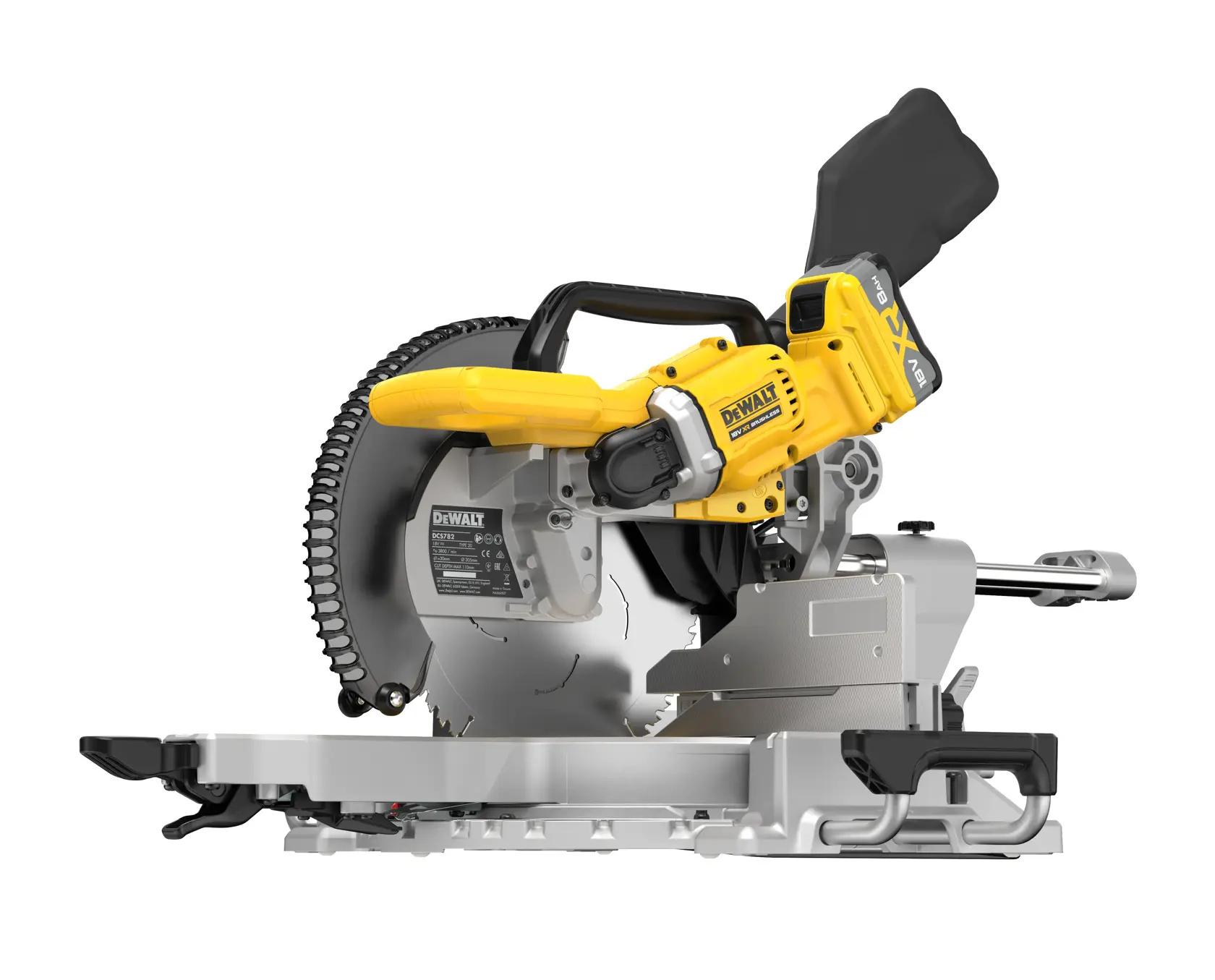 18V XR® 305mm Mitre Saw - 2 X 8Ah