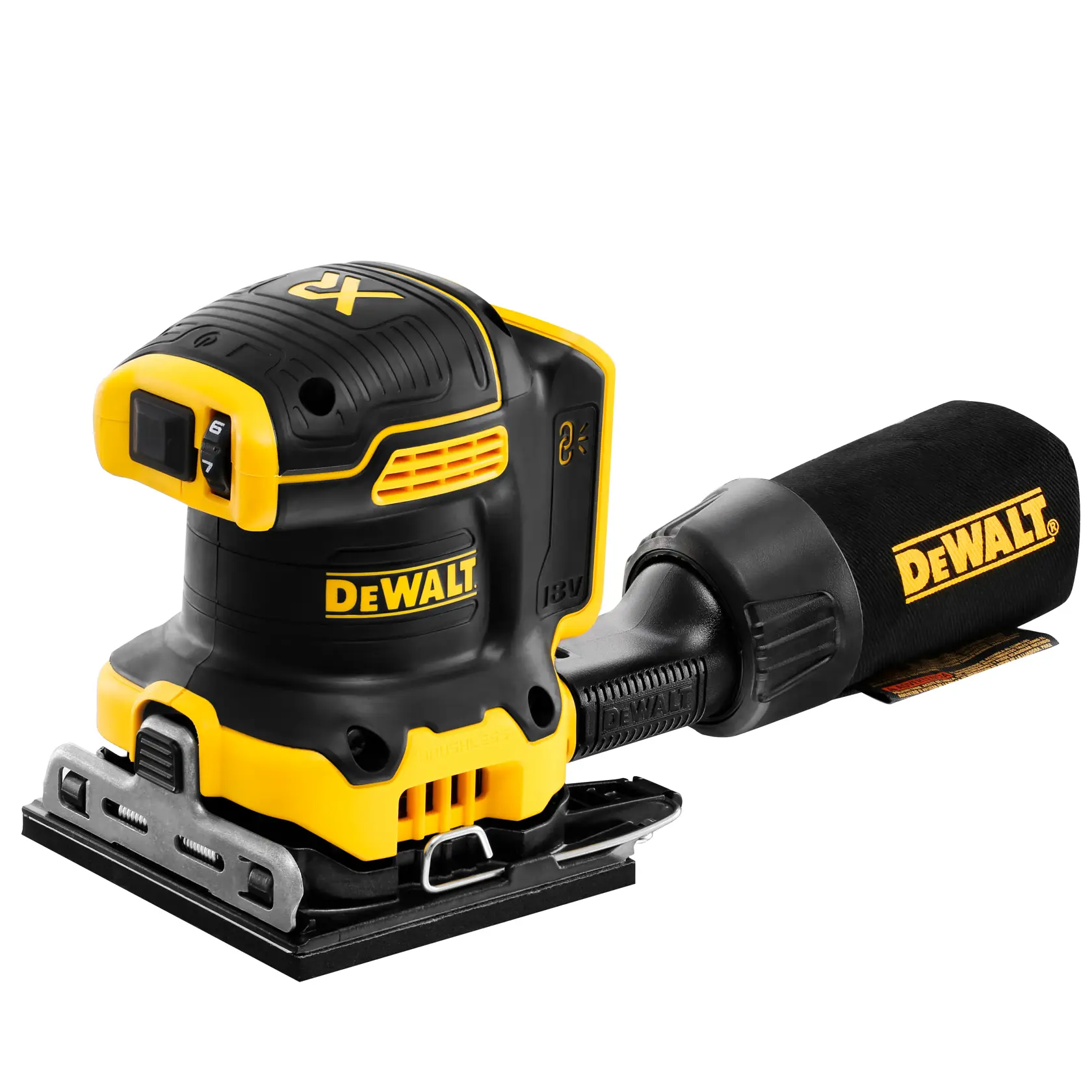 18V XR® Brushless 1/4 Sheet Sander (Tool Only)