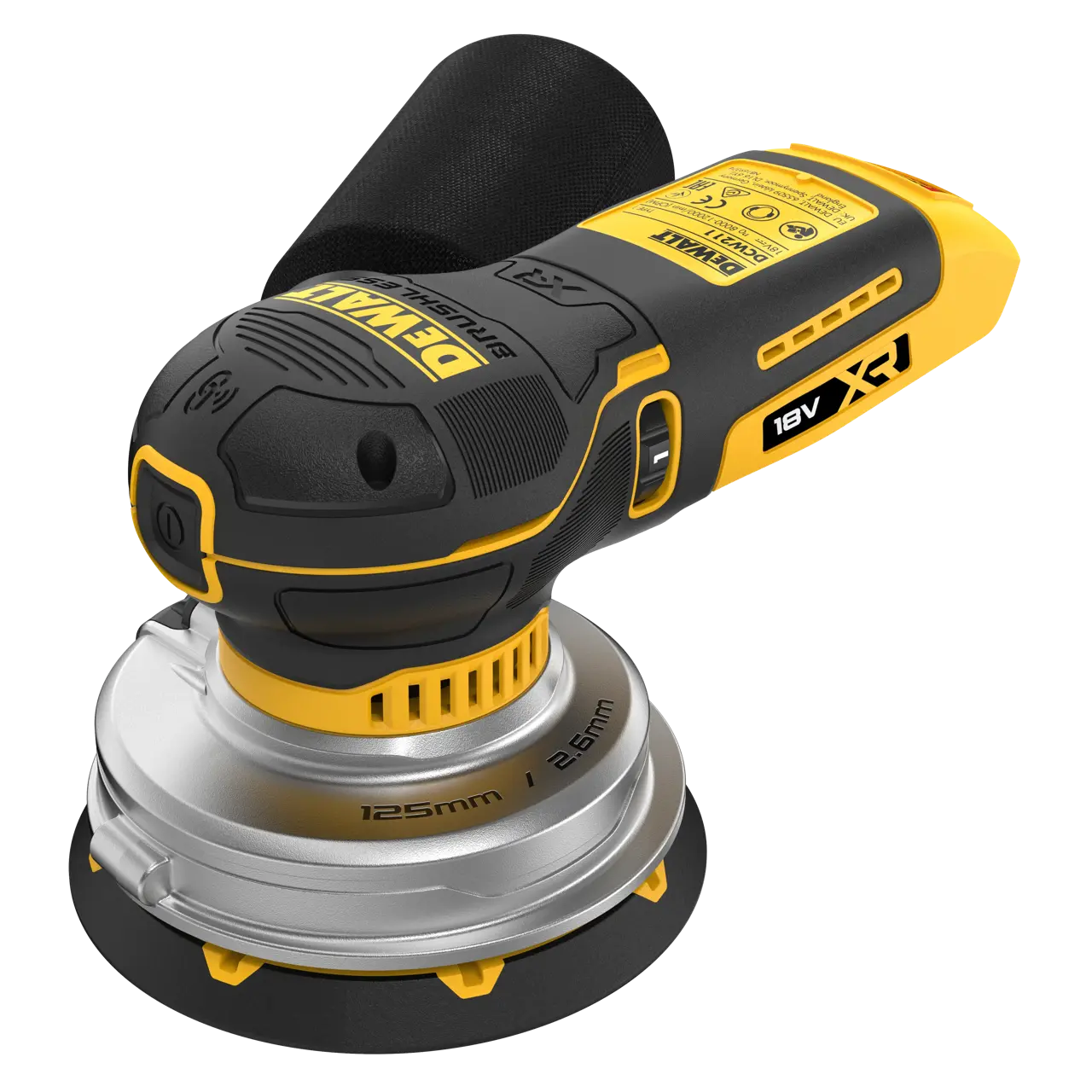 18V XR Brushless 125mm Random Orbit Sander (Tool Only)