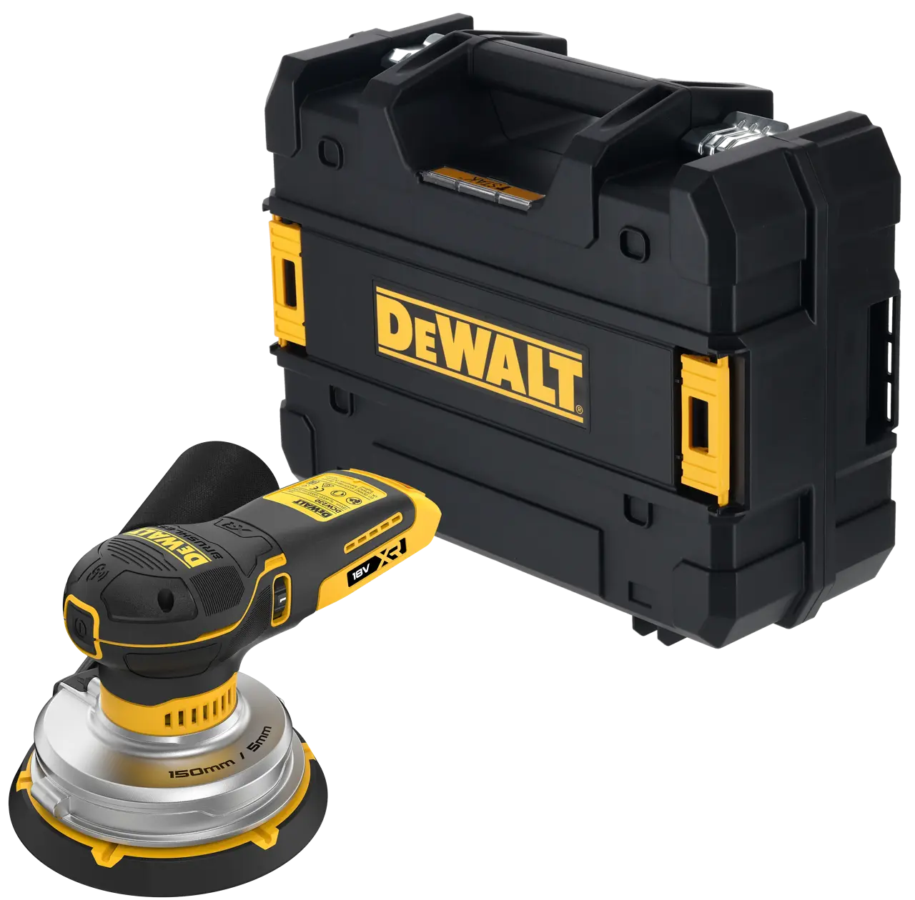 XR 18V Brushless 150mm Random Orbit Sander- Tool Only in Kit Box