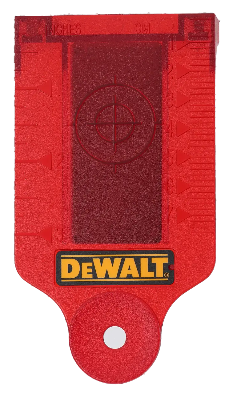 Laser Target Card - Red