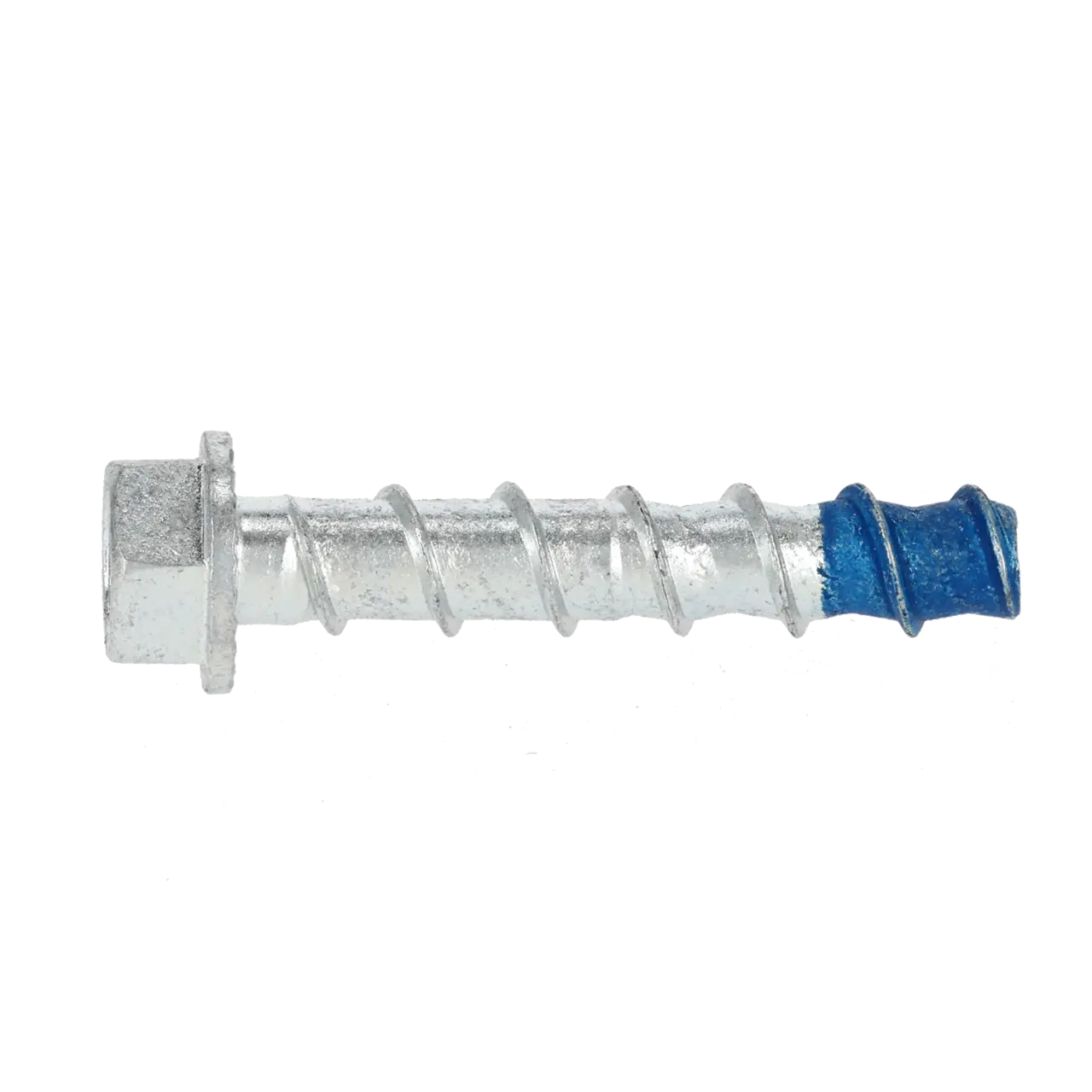 Blue-tip 2 Screw-bolts Hex Head Zinc Plated