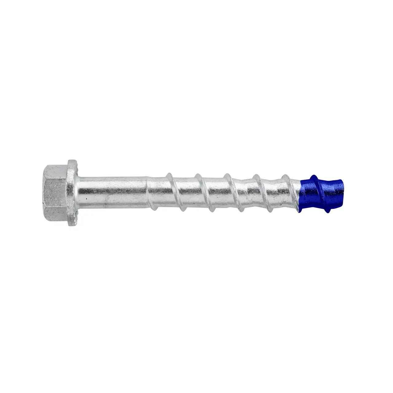 Blue-tip 2 Screw-bolts Hex Head Zinc Plated