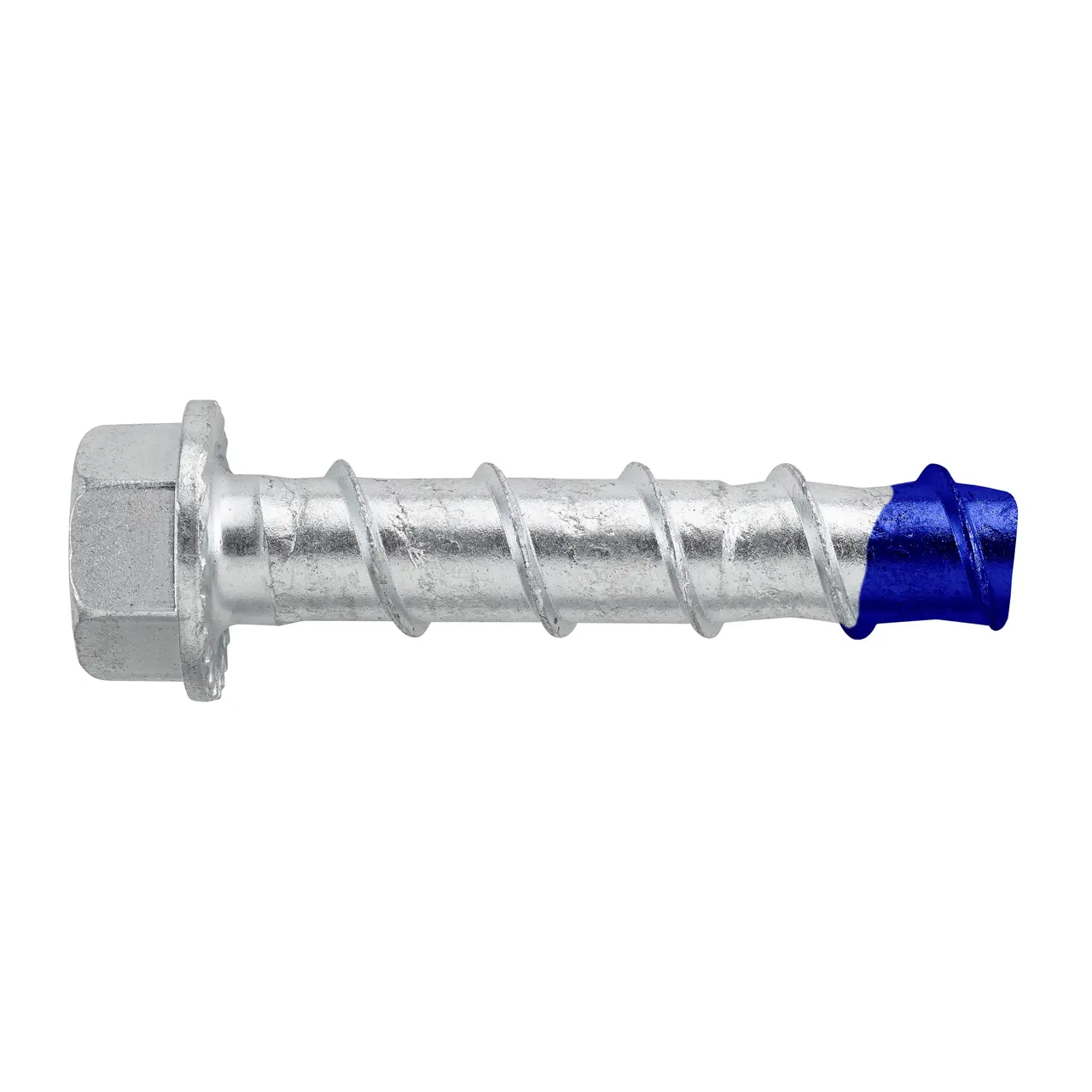 Blue-tip 2 Screw-bolts Hex Head Zinc Plated