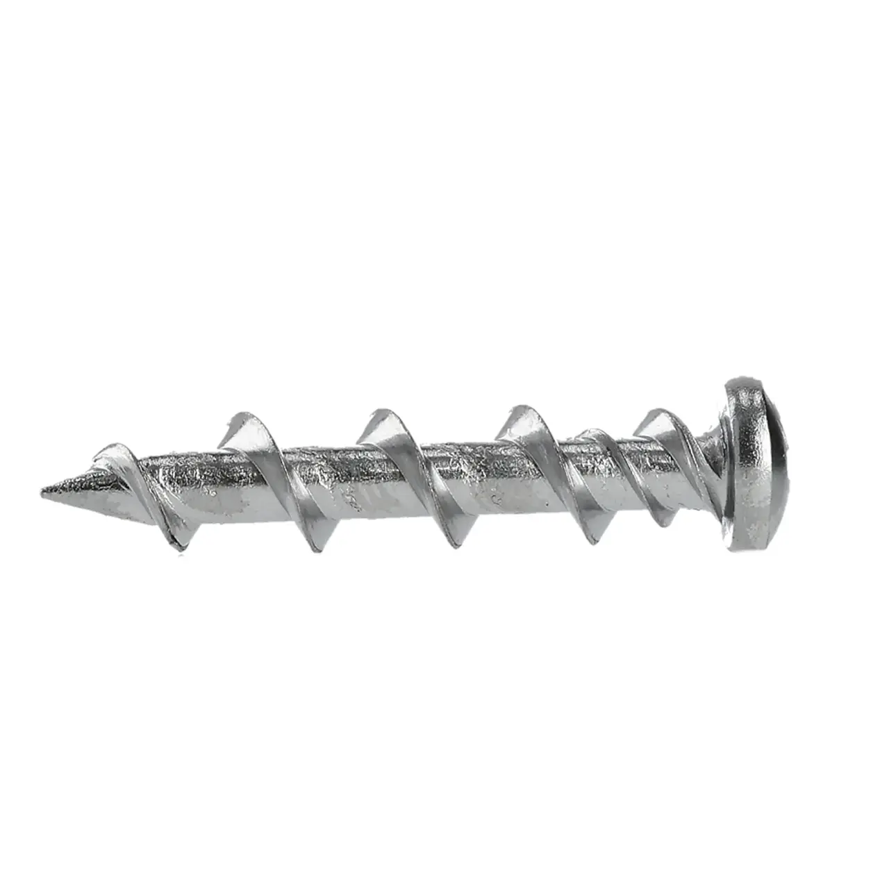 32mm Chrome Wall Dog Pan Head (100 Pk)