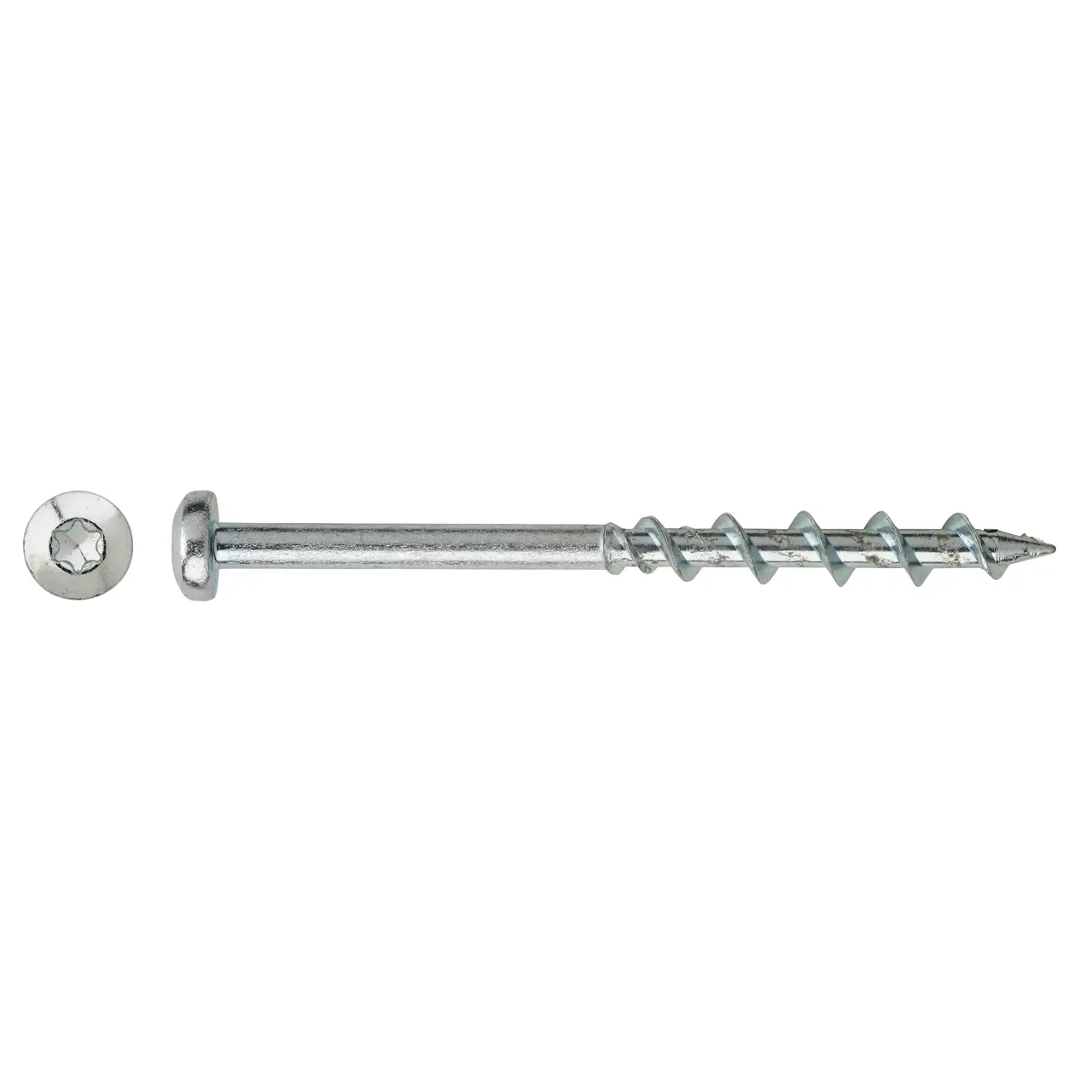 Wall Dog Pan Head 50mm Torx 25 Chrome (100 Pk)