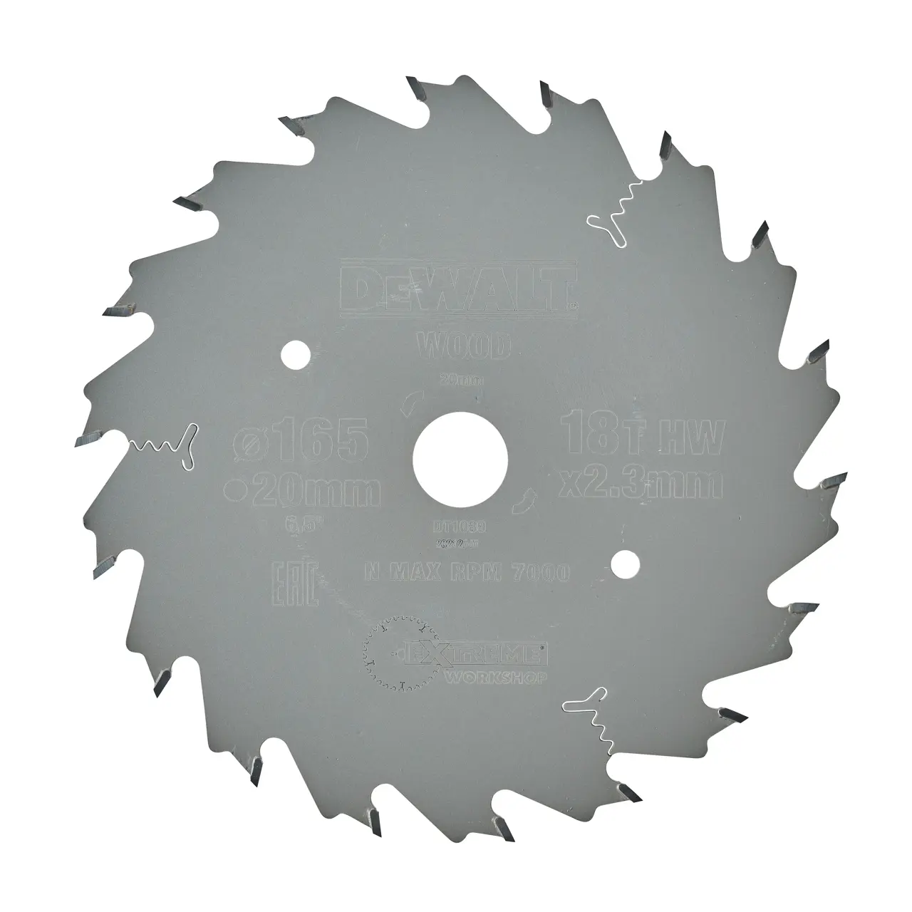 Extreme Workshop 165mm x 20mm 18t Circular Saw Blade