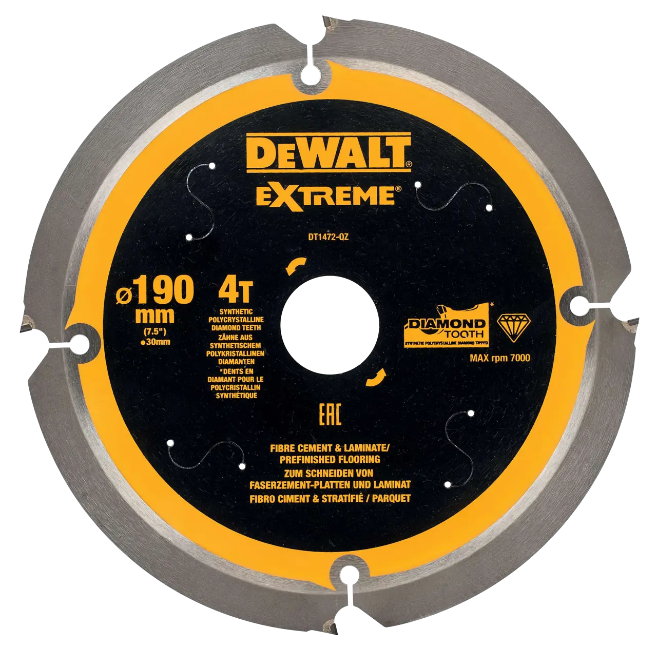 Extreme 190mm x 30mm 4t Pcd Multi Material Circular Saw Blade