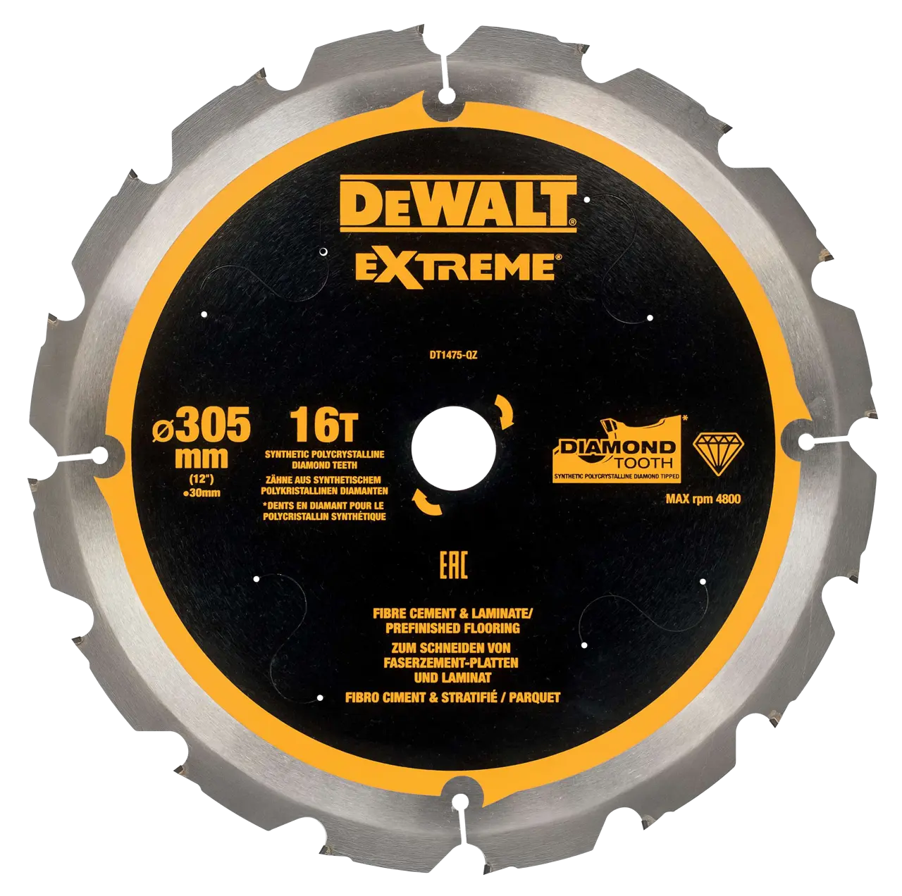 Extreme 305mm x 30mm 16t Pcd Multi Material Circular Saw Blade