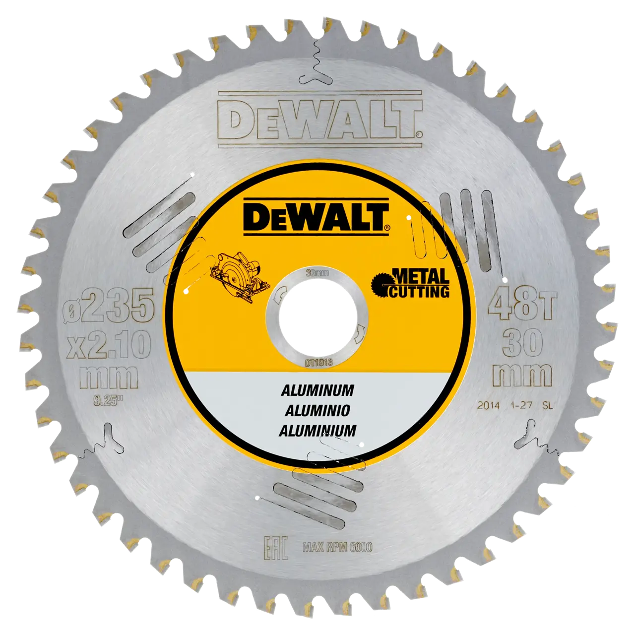 Aluminium Cutting Circular Saw Blade 235mm 48T