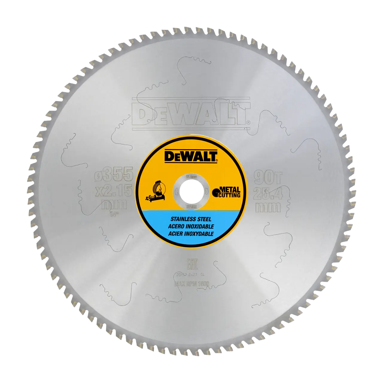 355mm 90t Stainless Steel Cutting Circular Saw Blade