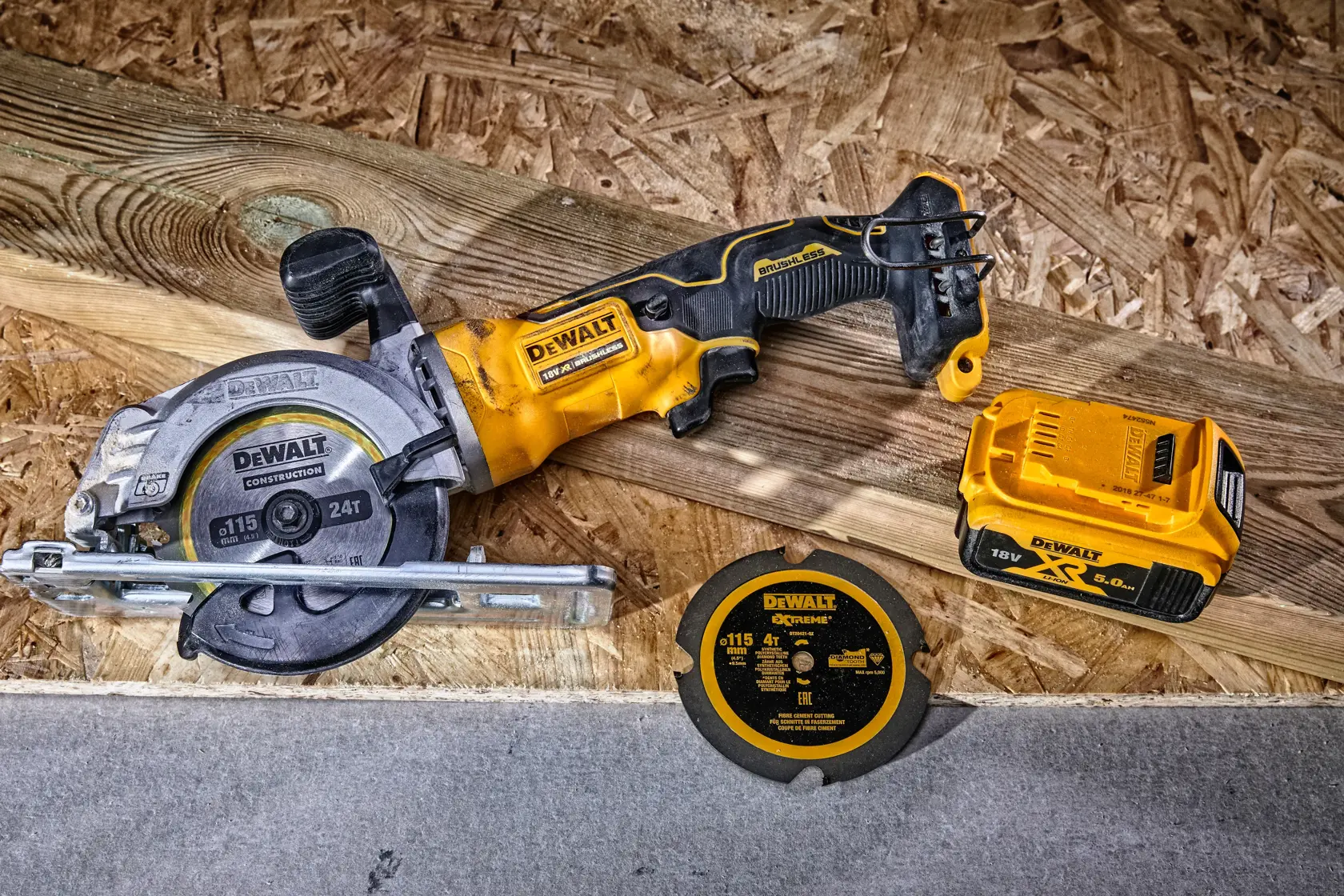 Construction 115mm x 9.5mm 24t Circular Saw Blade