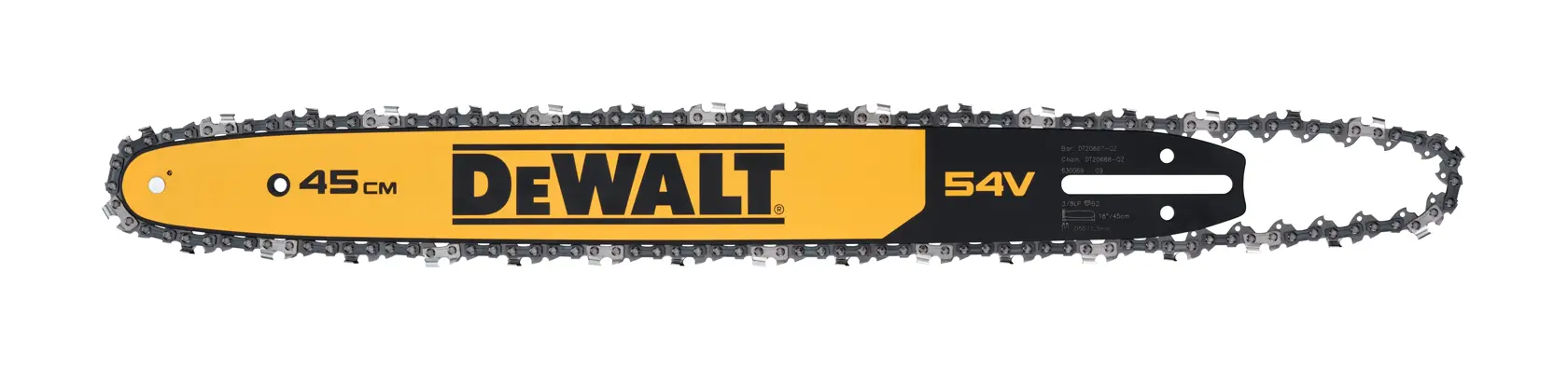 Saw Chain And Bar Dt20687 For Chainsaw 45 Cm Dcmcs574