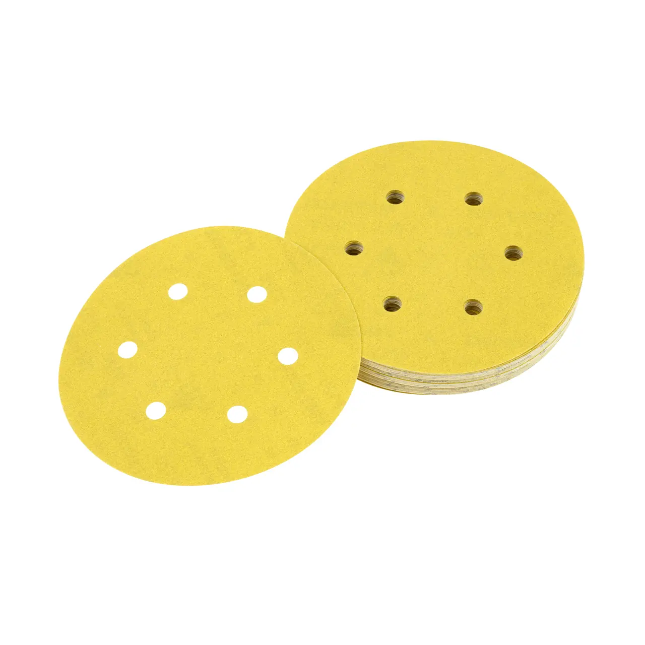 Ros 150mm 60g 8-hole Multi Purpose Sandpaper Disc (10 Pk)