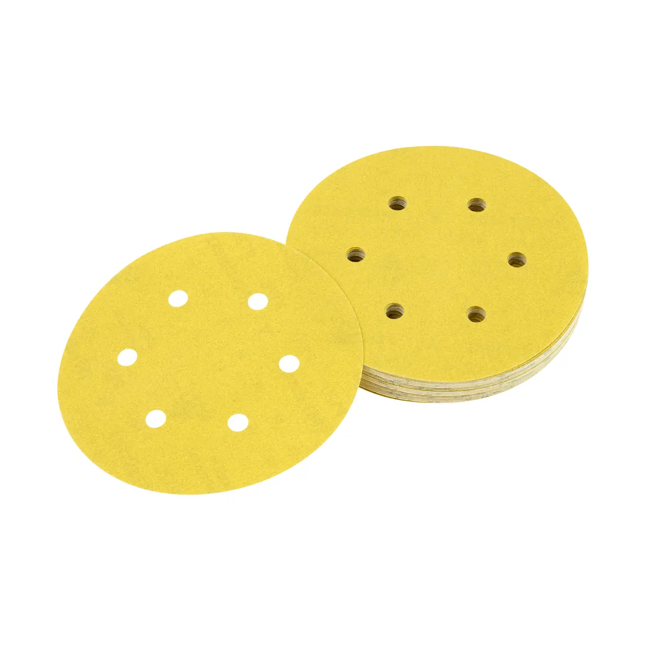 Ros 150mm 80g 8-hole Multi Purpose Sandpaper Disc (10 Pk)