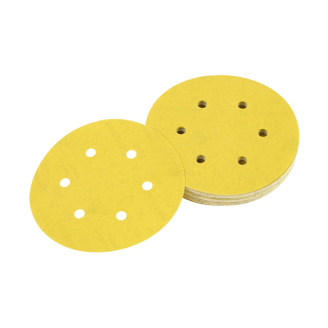 Ros 150mm 120g 8-hole Multi Purpose Sandpaper Disc (10 Pk)