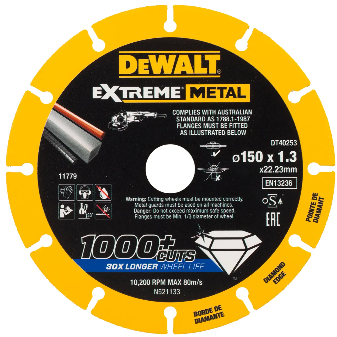 Extreme Diamond Disc (150 x 22.23 x 1.3 mm)