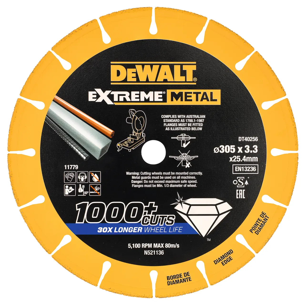 Extreme Diamond Disc 300 x 25.4 x 3.3mm