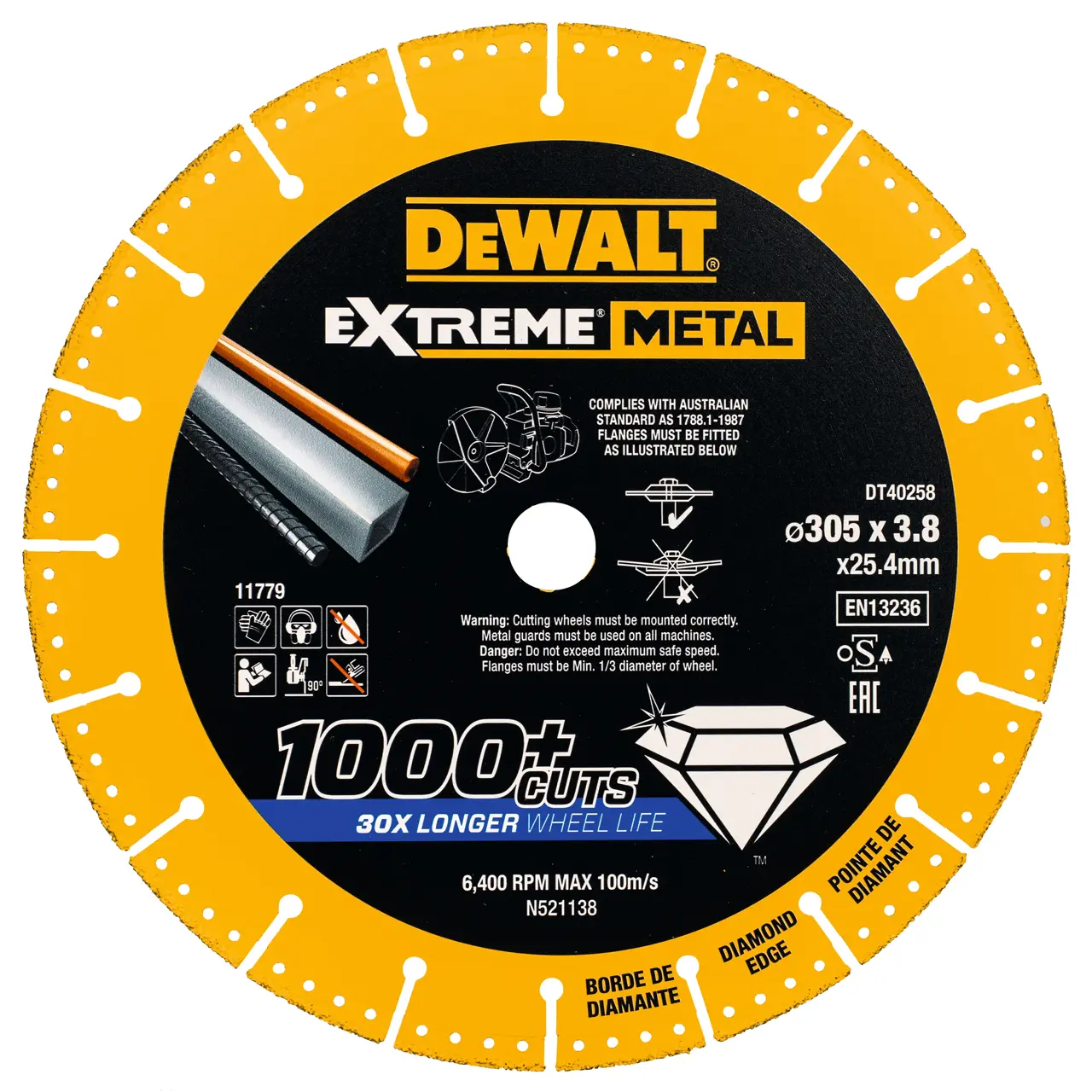 Extreme Metal 355 x (25.4/20) x 3.8mm