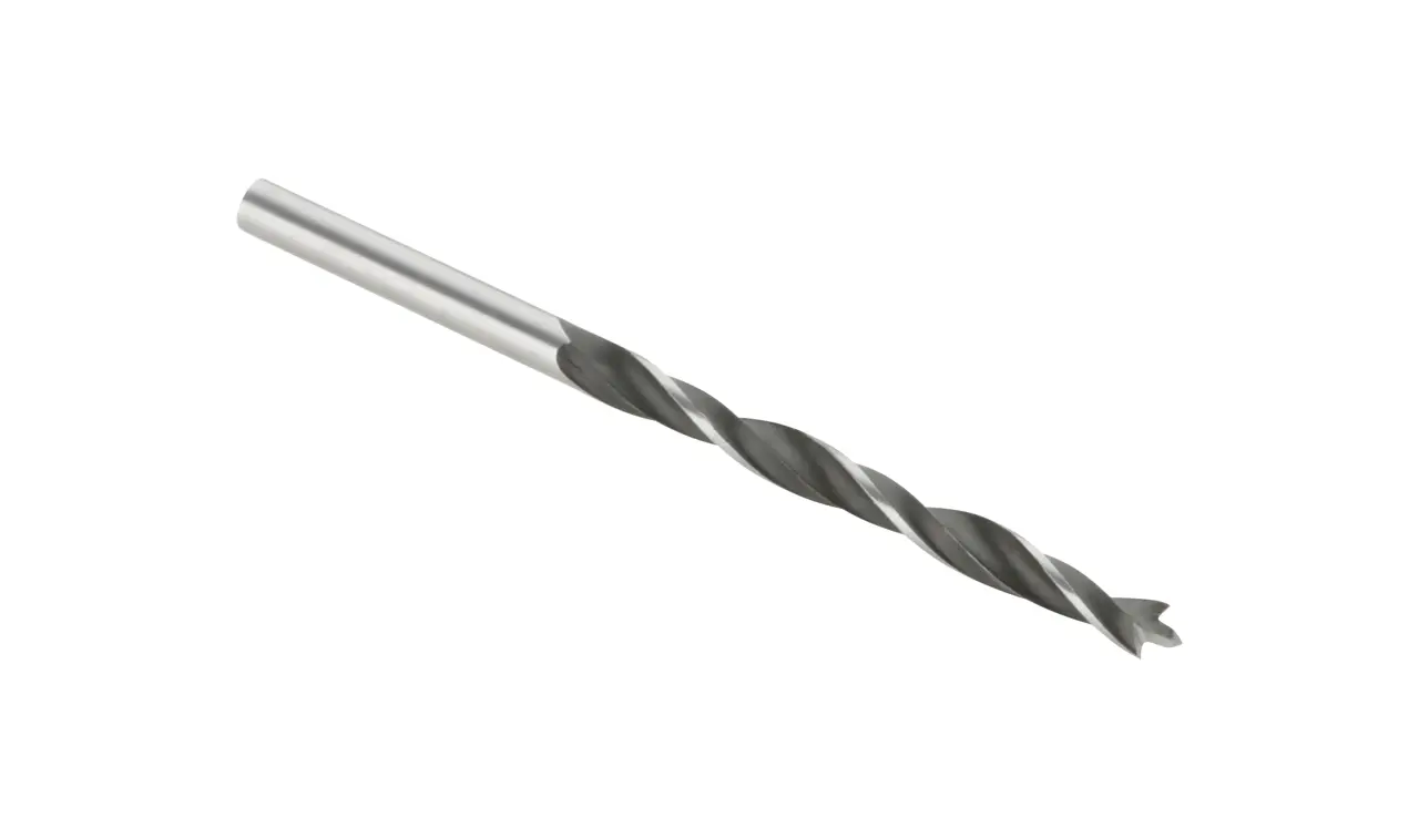 4mm x 80mm Brad Point Wood Drill Bit