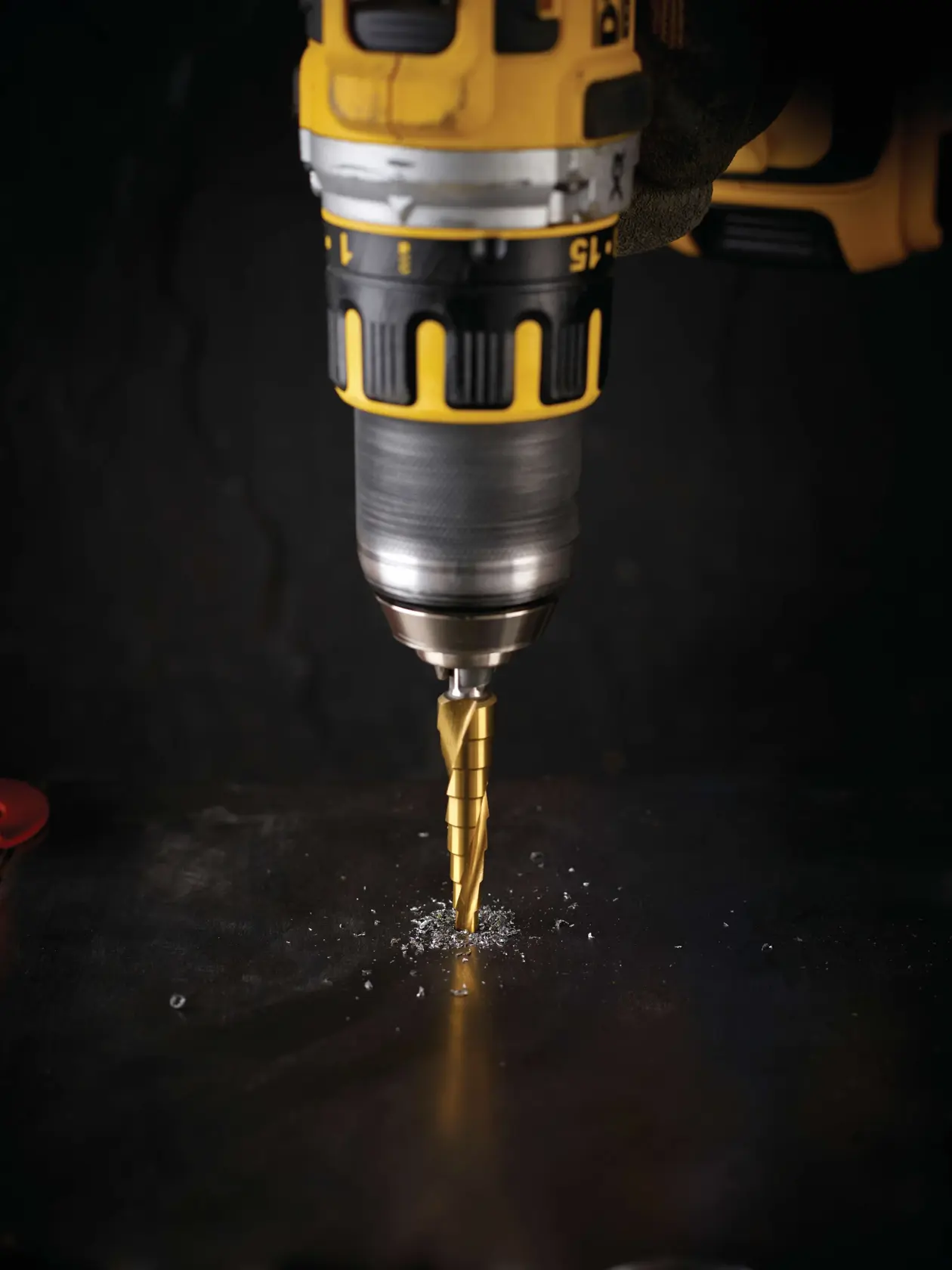 Graphic showing DEWALT XTREME Sub-Compact Series branding with the slogan 'Compact and Performance Packed' on a yellow background.