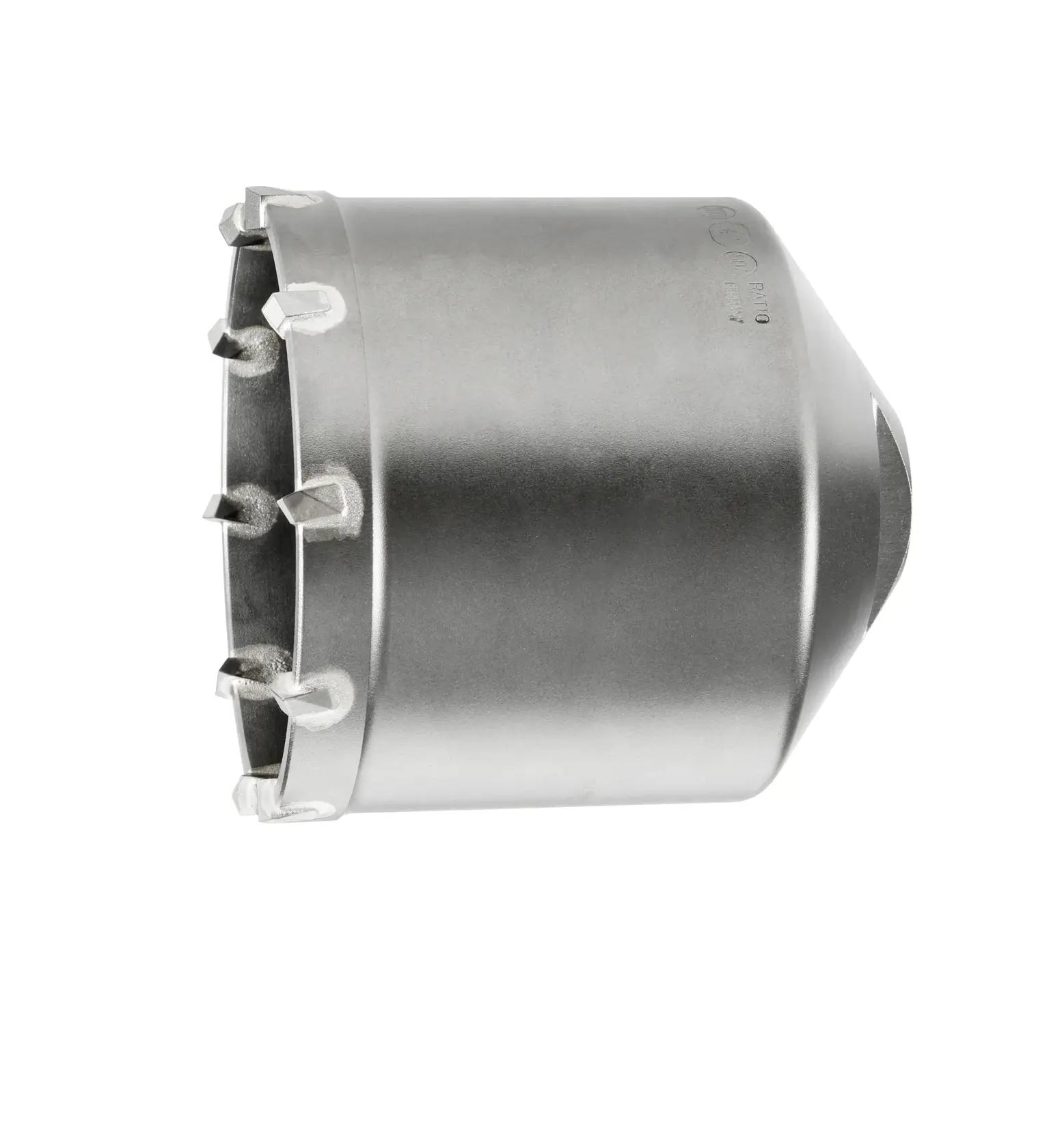 A close-up image of a DEWALT DT6765 metal hole saw drill bit, shown against a white background.