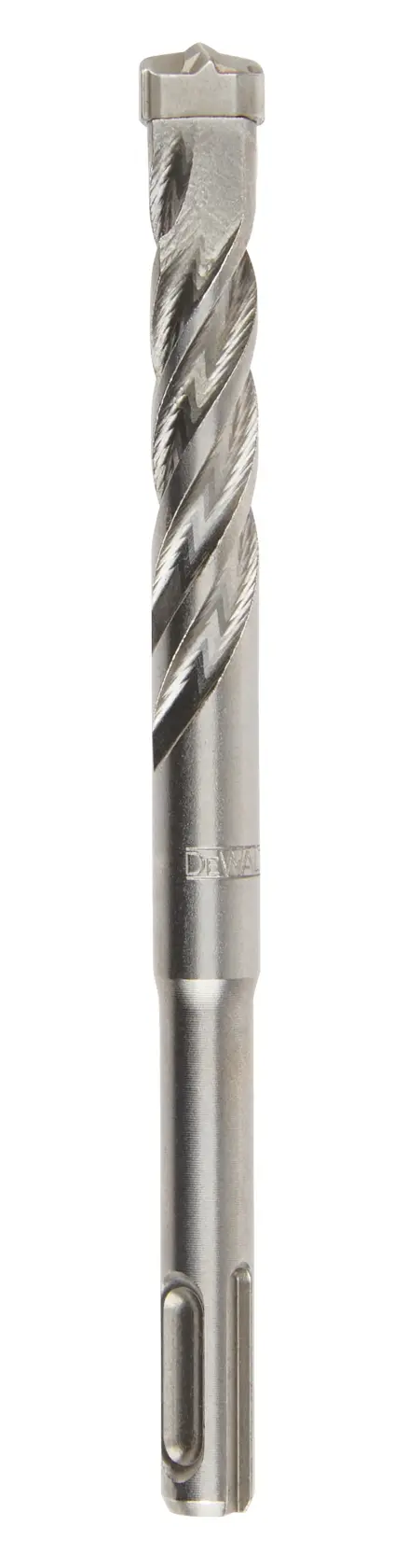 DEWALT DT8933 metal masonry drill bit with spiral fluting, shown upright against a white background.