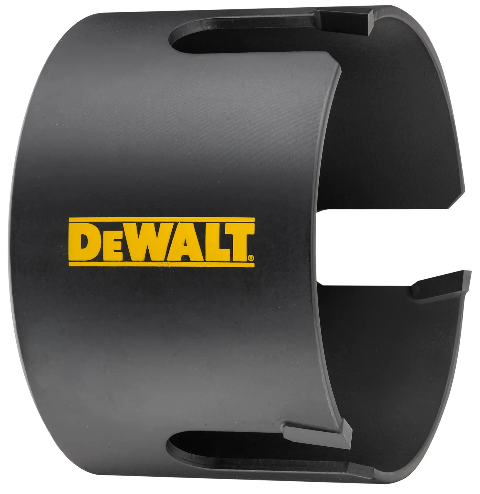 DEWALT DT90427 black metal accessory with logo, cylindrical, for photography equipment.