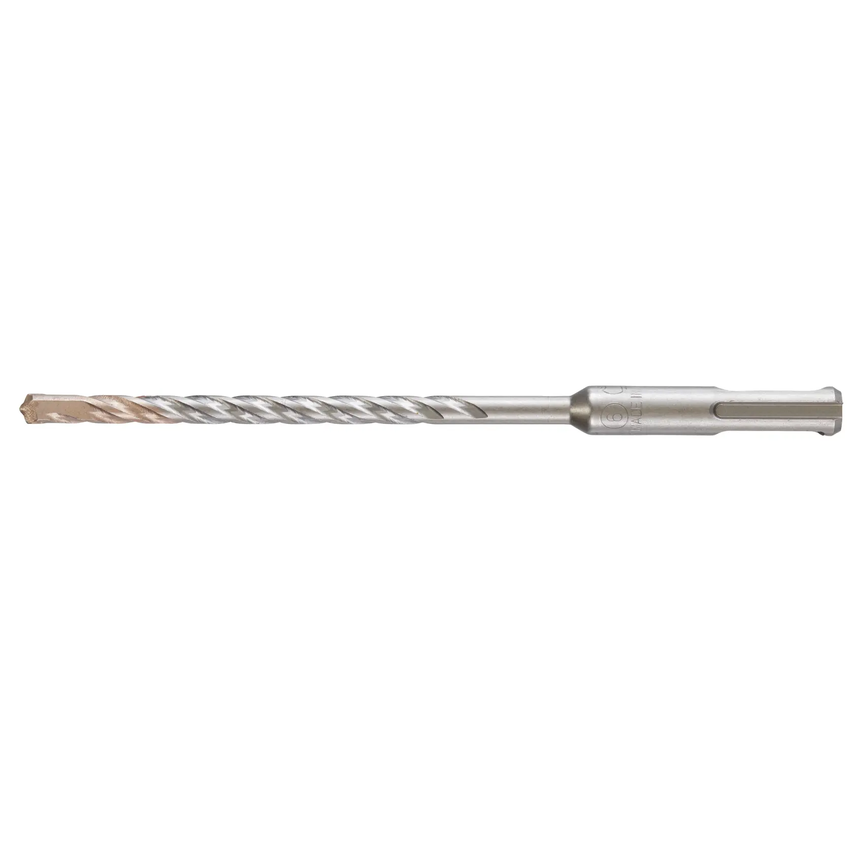 A DEWALT SDS-Plus masonry drill bit, model DT9515, with a spiral flute and carbide tip, designed for drilling into concrete, brick, and stone.