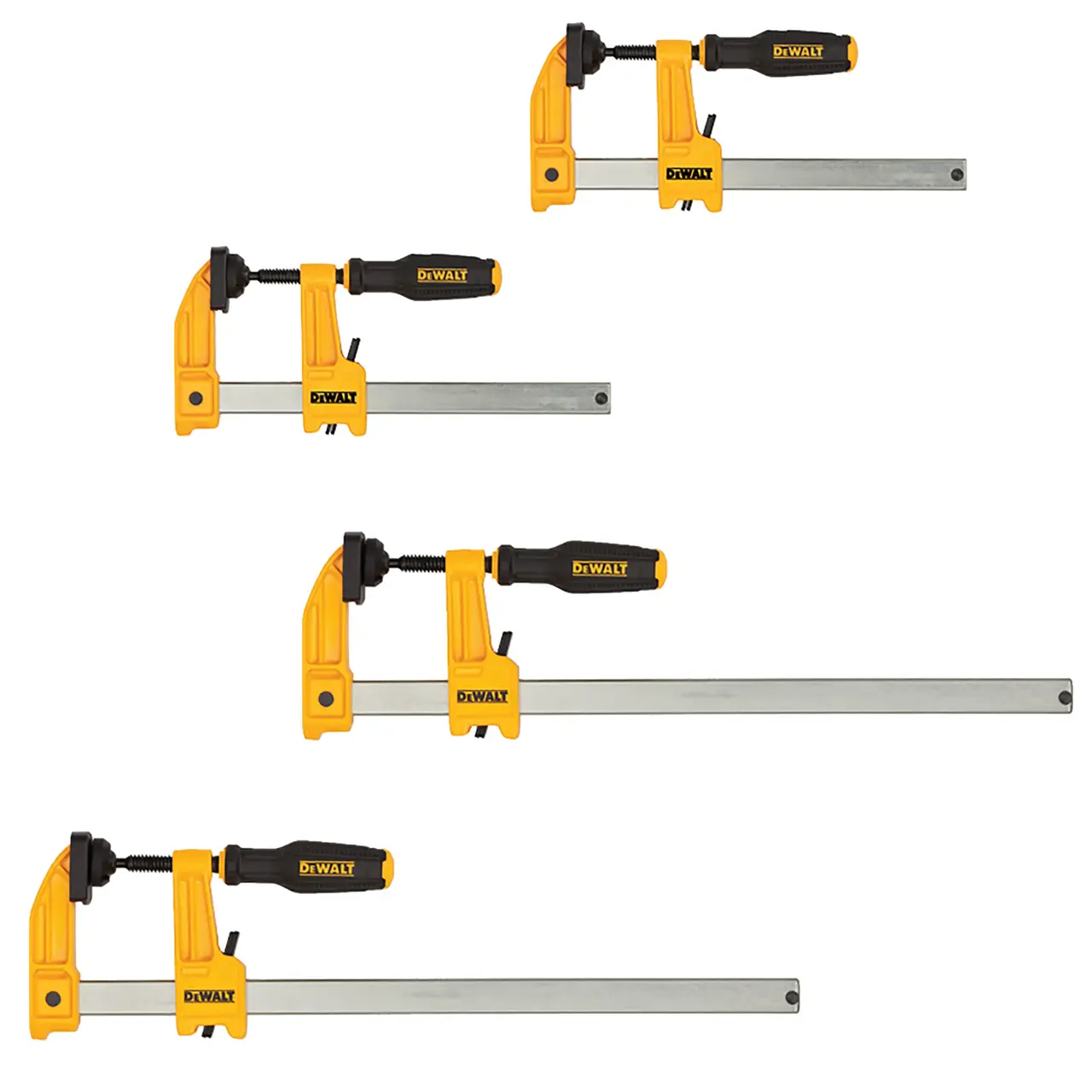 12-in And 6-in Bar Clamp Set (4 Pc)