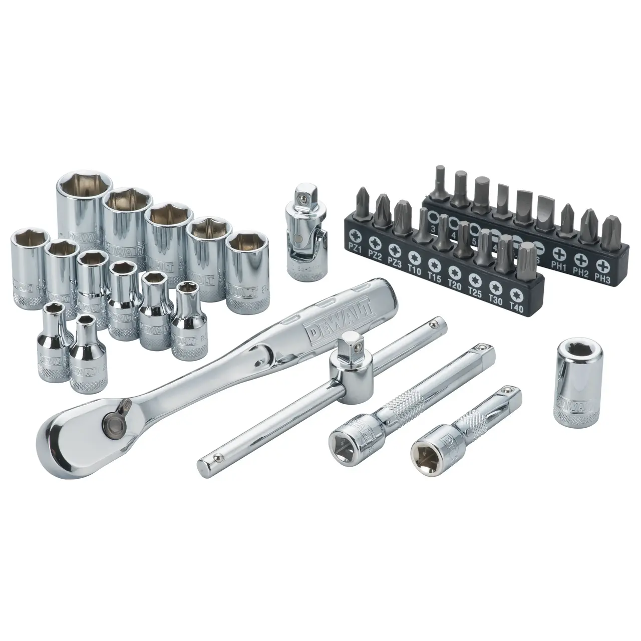 1/4-in Full Metric Socket Set (37 Pc.)