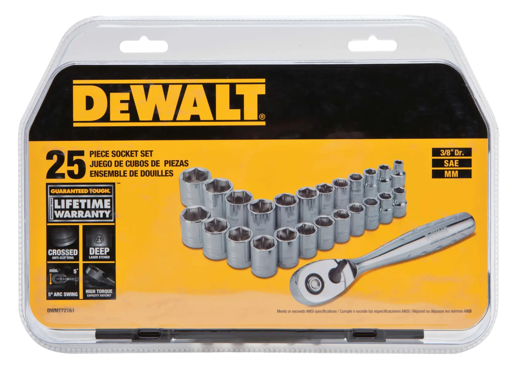 24 Pc 3/8" Drive Socket Set