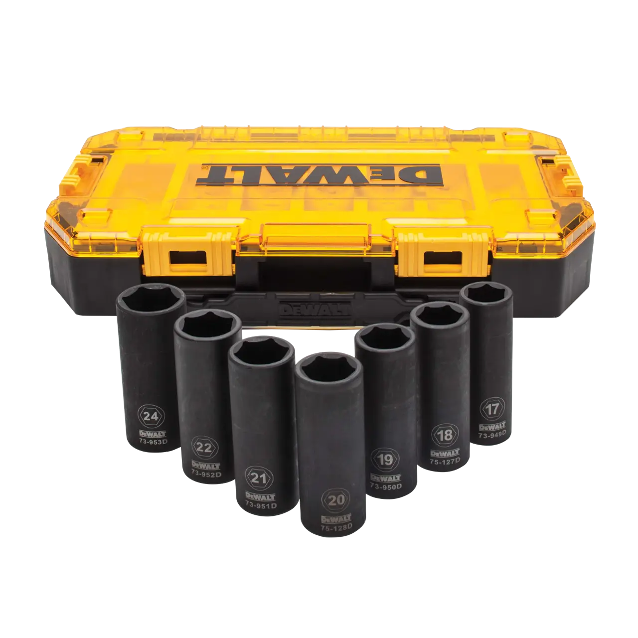 1/2-in 6-point Long Impact Socket Set (7 Pcs.)
