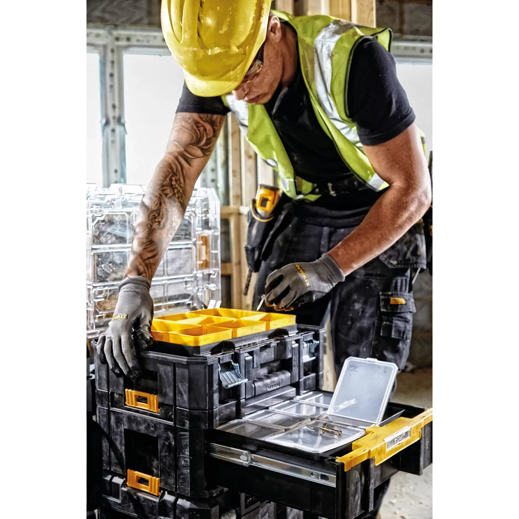 t Stak Single Deep Drawers Storage Box