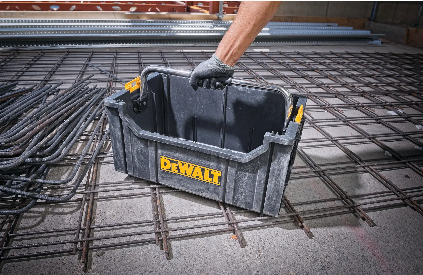 TOUGHSYSTEM® Open Storage Box With Handle