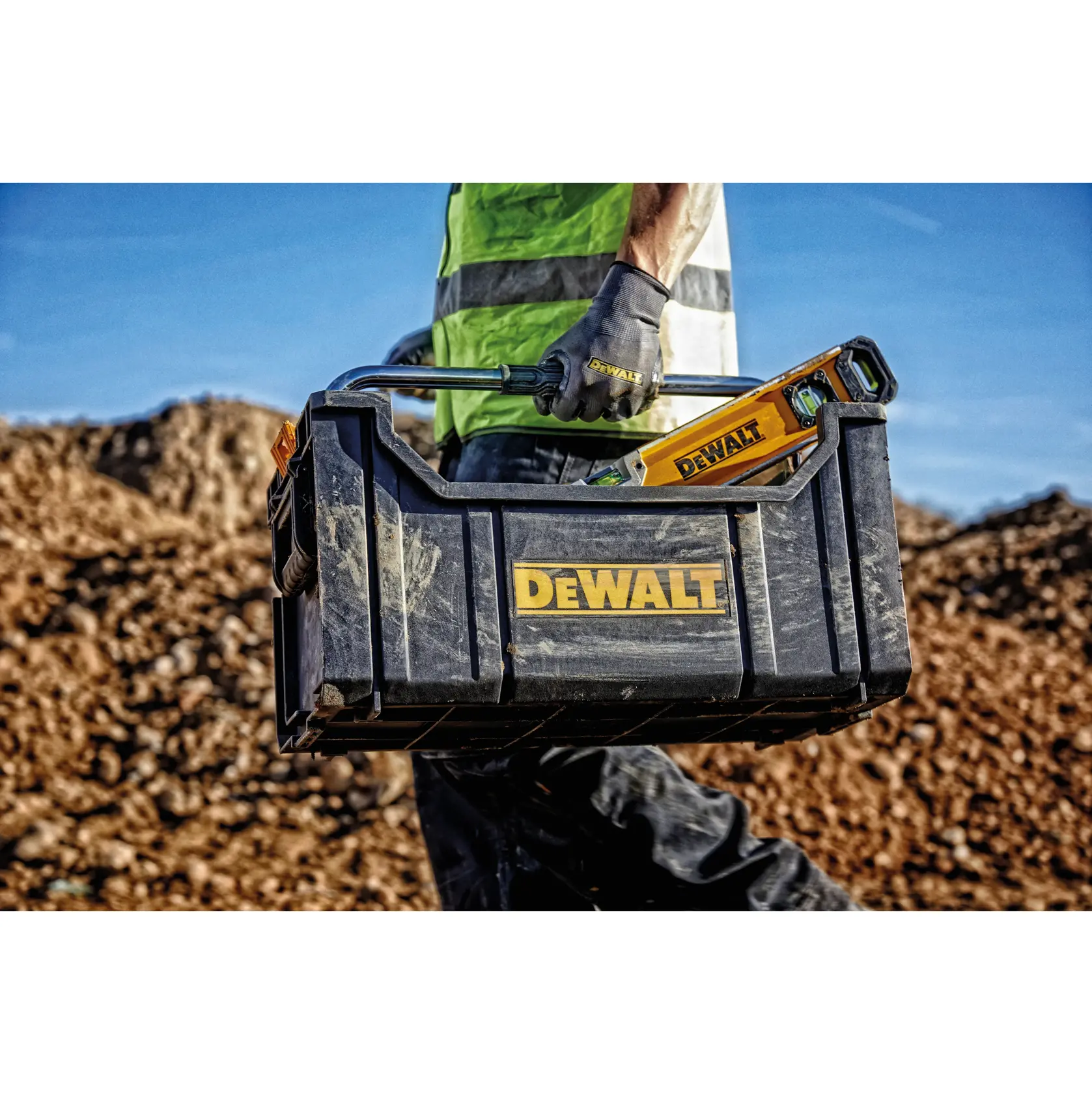 TOUGHSYSTEM® Open Storage Box With Handle