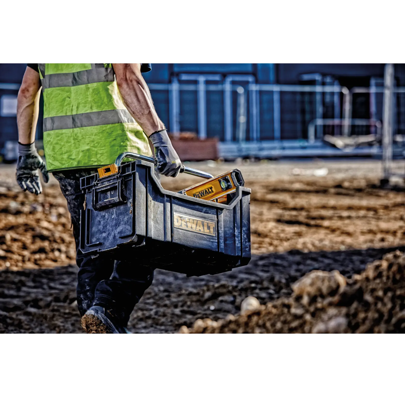 TOUGHSYSTEM® Open Storage Box With Handle