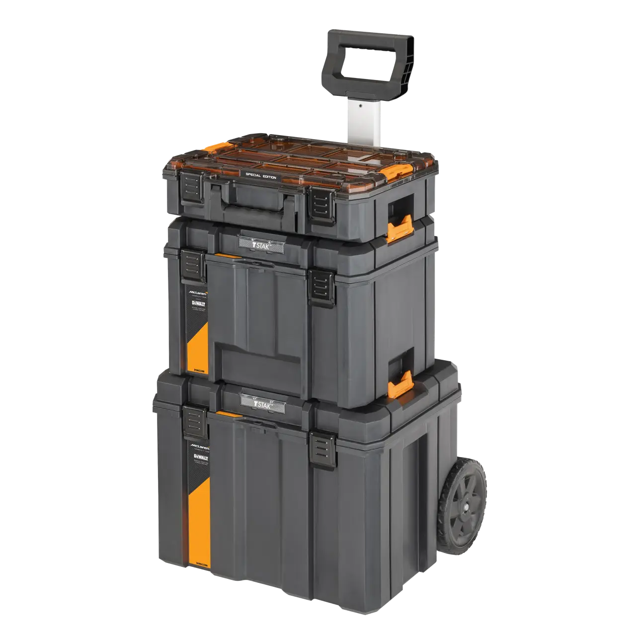 DEWALT x McLaren F1 Team TSTAK Storage Box Tower (3 Modules)