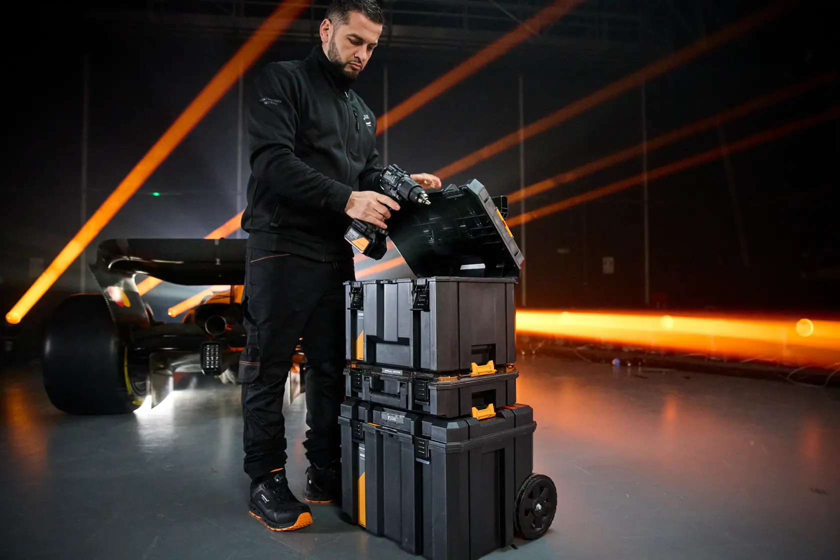 x Mclaren F1 Team t Stak Storage Box Tower (3 Modules)
