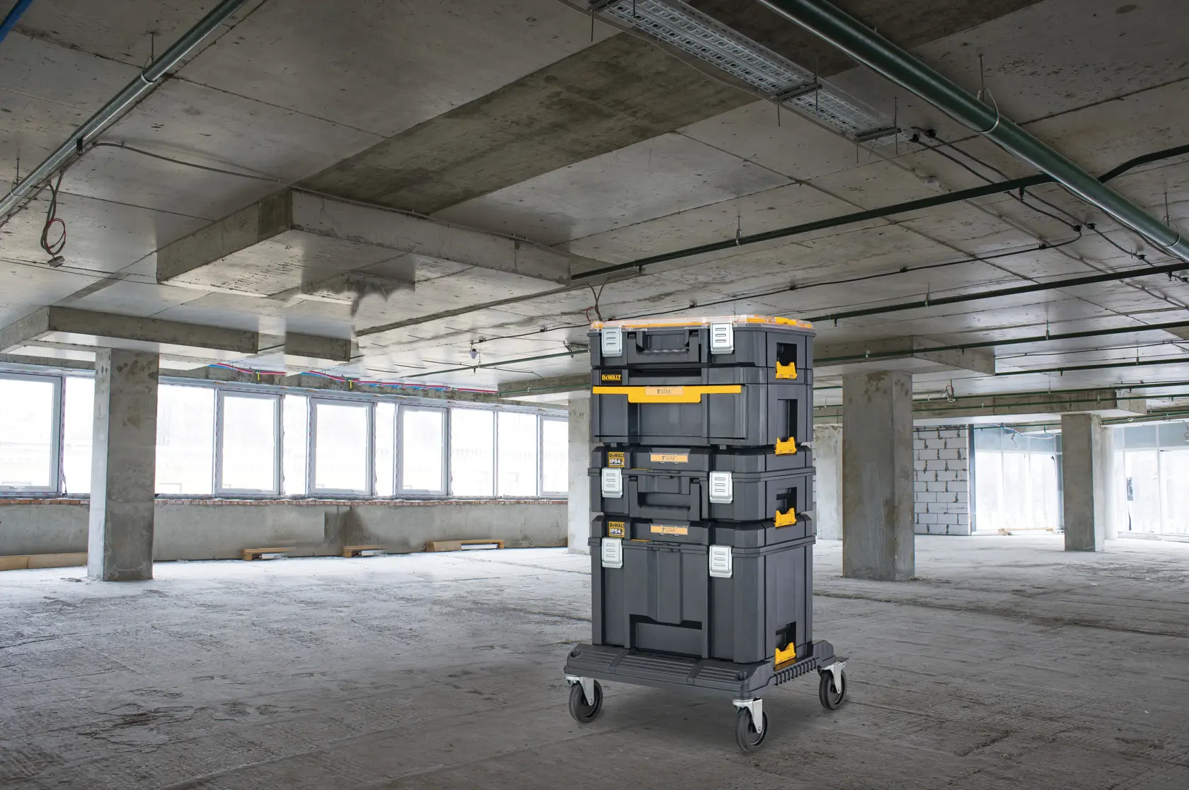 T STAK™ II Shallow Storage Box With Foam Insert
